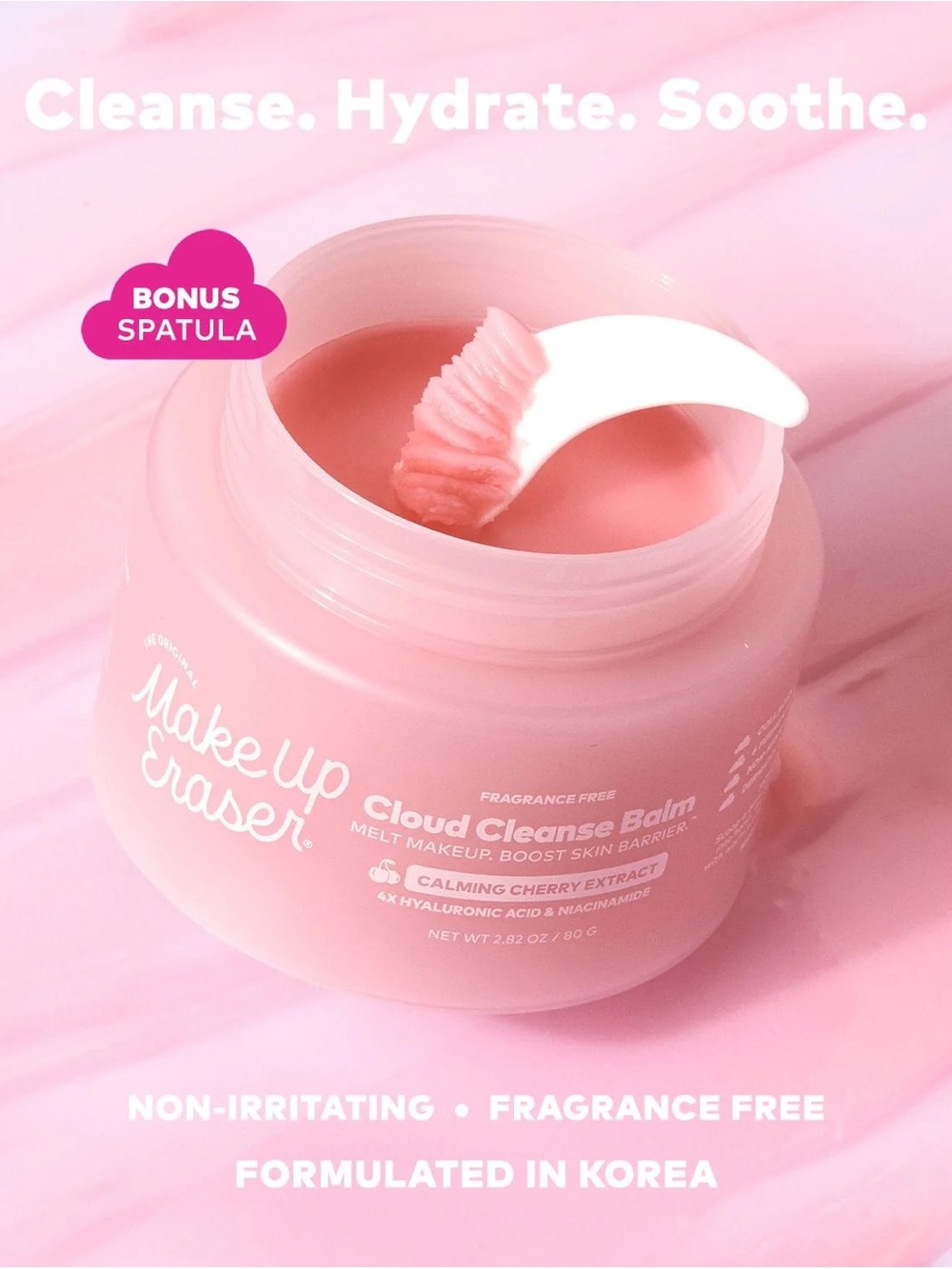 BRAN NEW- NEVER OPENED Make Up Eraser Cloud Cleanse Balm - Pink